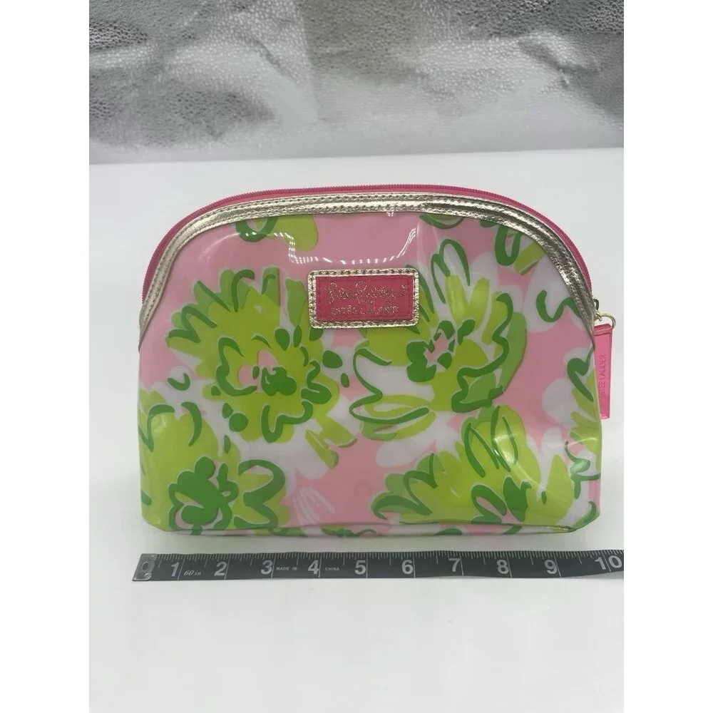 Estee Lauder Floral Cosmetic Makeup Bag by‎ Lilly Pulitzer Pouch Tote Designer